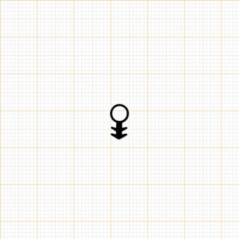 Preview: Schlauchdichtung 5 mm Durchmesser in weiß, 23525, R024/3