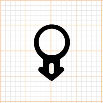 Preview: Schlauchdichtung in schwarz, 29800, R021/4