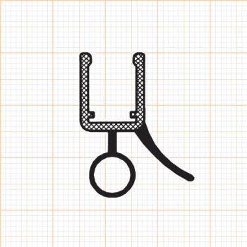 Duschdichtung in transparent, 44155