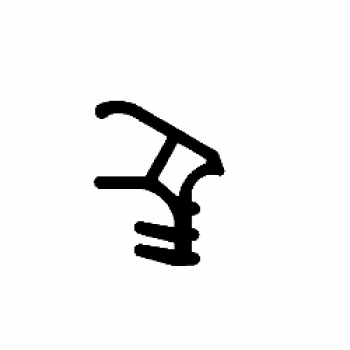 Stahlzargendichtung in grau, R013/2