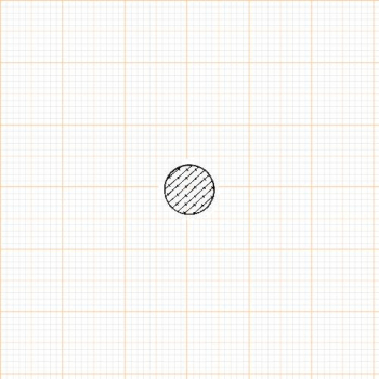 Preview: Rundschnurprofil 8 mm Durchmesser in grau, 60285, R024/2