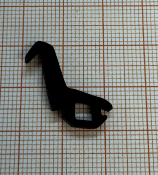 Mitteldichtung in schwarz, 68700, R023/2