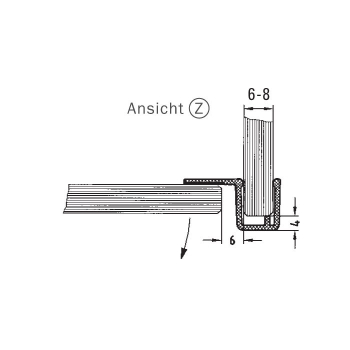 Duschdichtung (6-8 mm / 2010 mm), 44025