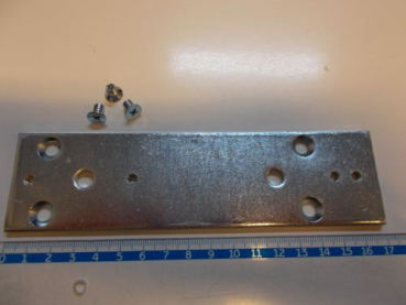 Geze Dübelplatte für Handhebel OL90, verzinkt