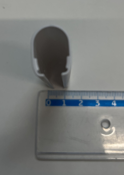 Preview: Abdeckkappe Eckband Siegenia-Aubi weiß