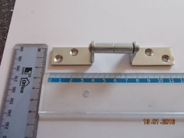 Preview: Rollkloben doppelt, 14 mm, hell verzinkt