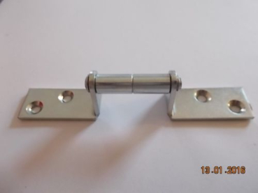 Rollkloben doppelt, 14 mm, hell verzinkt