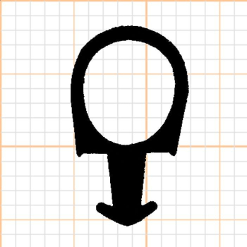 Preview: Schlauchdichtung in grau, 35337