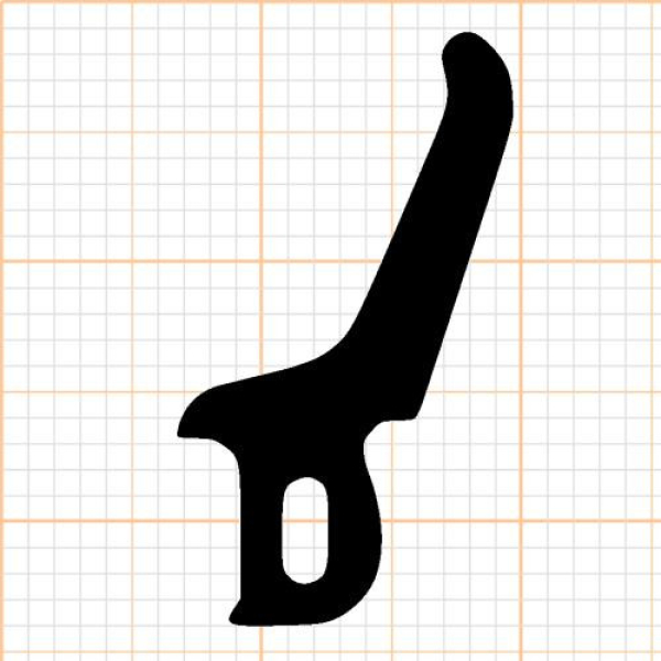 Mitteldichtung in schwarz, 19511