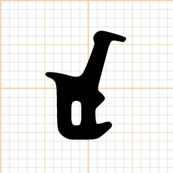 Mitteldichtung in schwarz, 19528