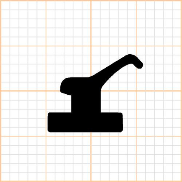 Lippendichtung in schwarz, 22580