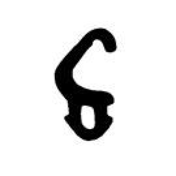 Lippendichtung in schwarz, 25970, R021/4