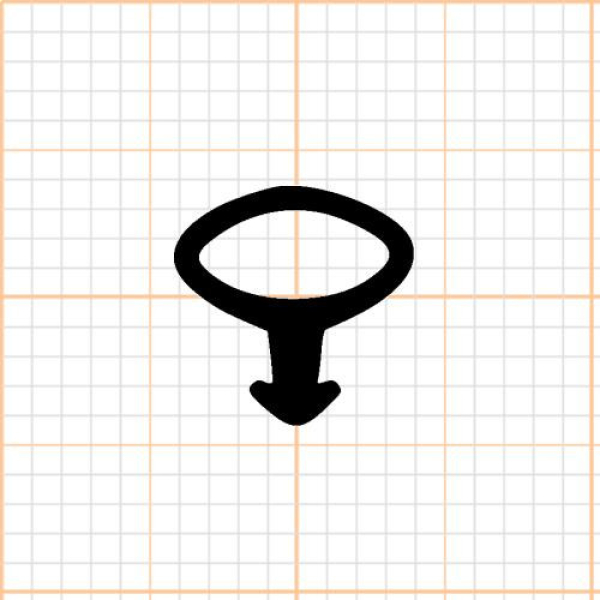 Schlauchdichtung in schwarz, 28131