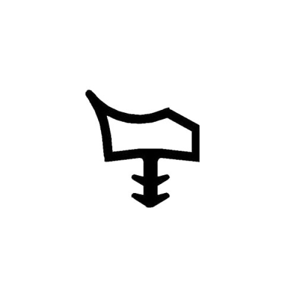 Holzzargendichtung für 12 mm Falzbreite in schwarz, R 012/3