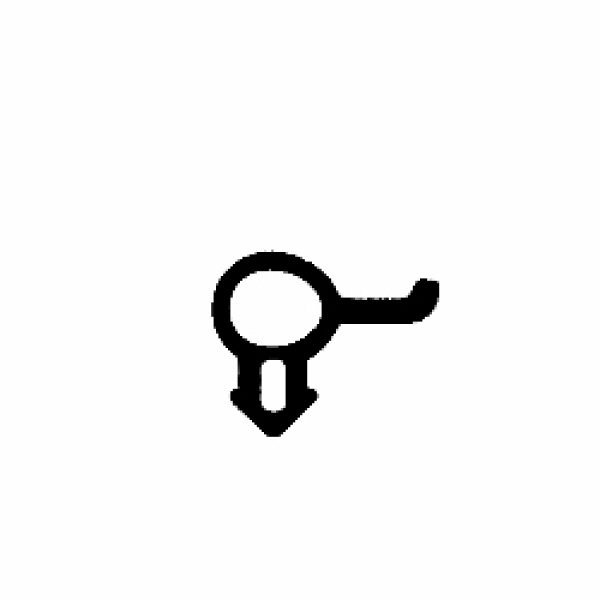 Schlauchdichtung in schwarz, 29404, R021/3