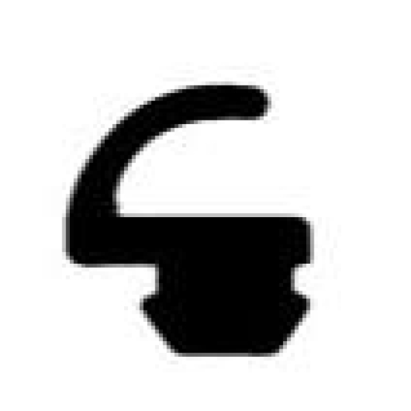 Lippendichtung in schwarz, 30783, R021/4