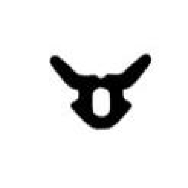 Lippendichtung in schwarz, 32831, R021/1