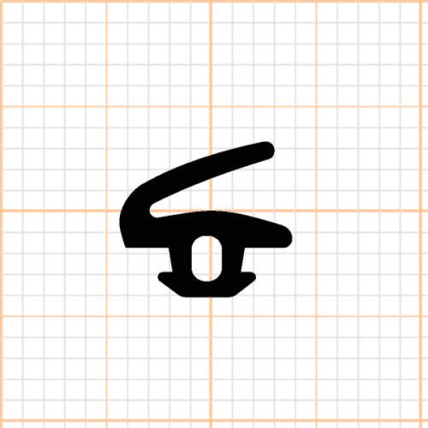 Lippendichtung (50163) in schwarz, 34286, R021/2