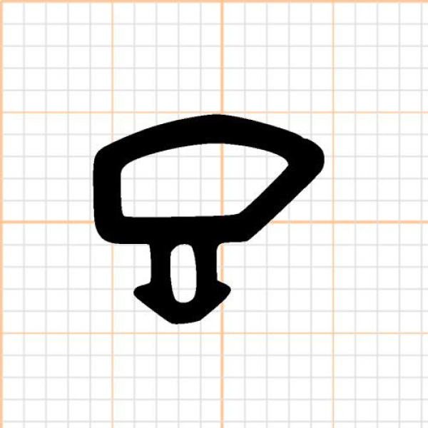 Schlauchdichtung in schwarz, 35207