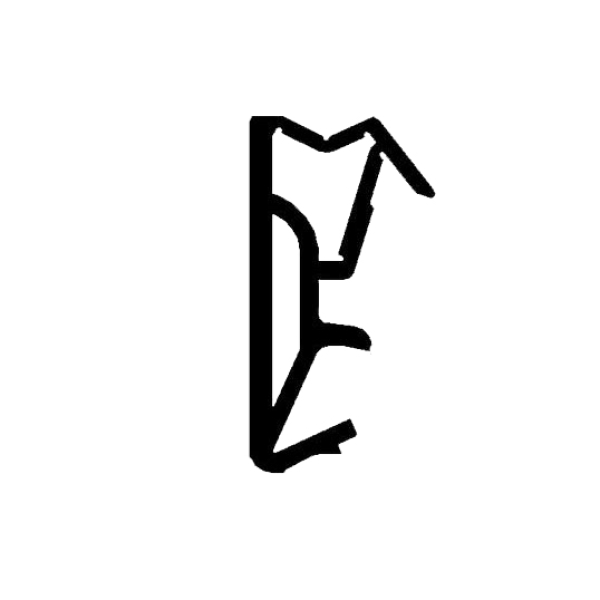 Fensterdichtung für 12 mm Falzhöhe in weiß, 3824, R 011/4