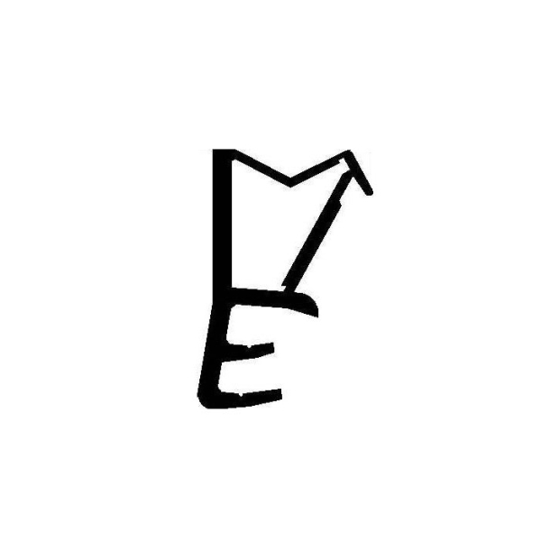 Flügelfalzdichtung für 10 mm Falzhöhe, Übergröße, 44520, R 011/2