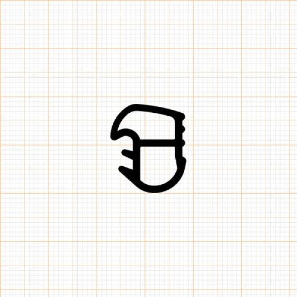 Stahlzargendichtung in grau, 46647