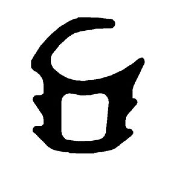 Stahlzargendichtung in grau, 47804, R 014/1