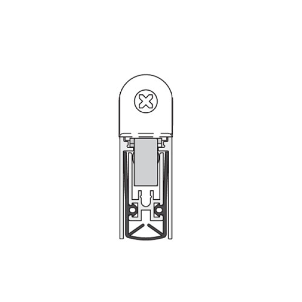 Absenkdichtung (alu-werkblank / 708 mm)