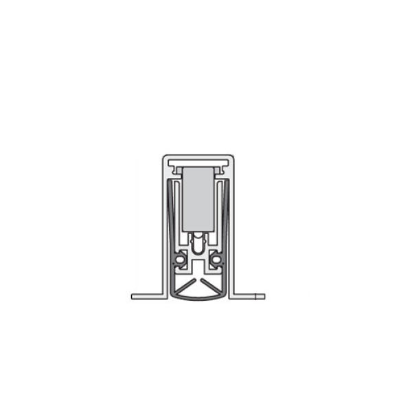 Absenkdichtung (alu-werkblank / 708 mm)