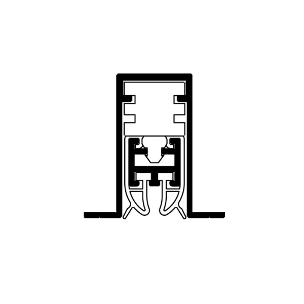 Absenkdichtung (alu-werkblank / 835 mm)