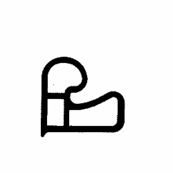 Stahlzargendichtung in grau 56615