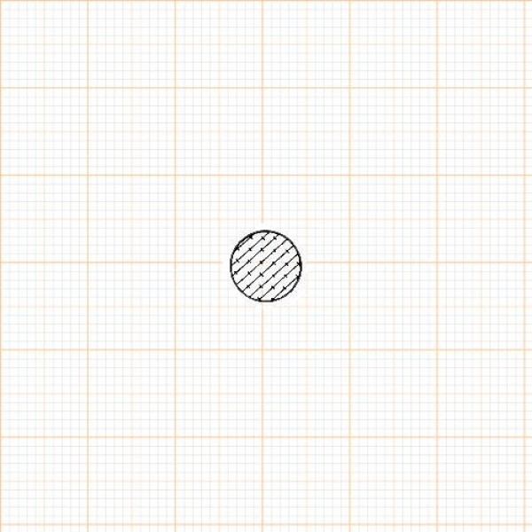 Rundschnurprofil 8 mm Durchmesser in grau, 60285, R024/2