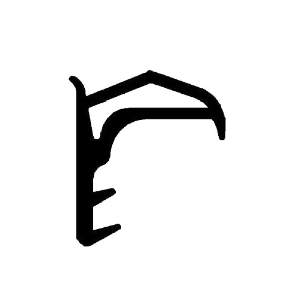 Stahlzargendichtung in grau, 7808, R 014/2