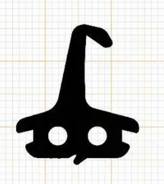 Mitteldichtung in schwarz, 82904, R023/2