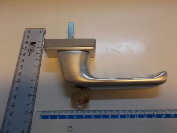 Fenstergriff London 013S/U34 abschließbar Alu F1