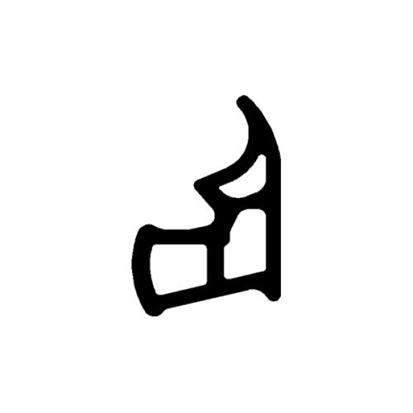 Stahlzargendichtung in weiß, 49075