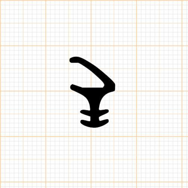 Stahlzargendichtung (10211) in grau