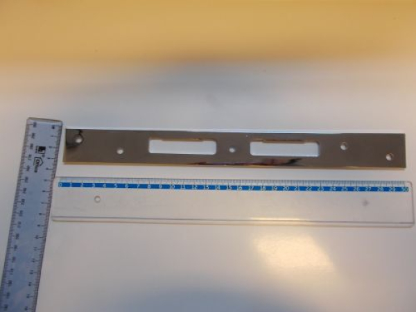 Schutzschließblech stumpf 300 x 30 x 3 mm verzinkt