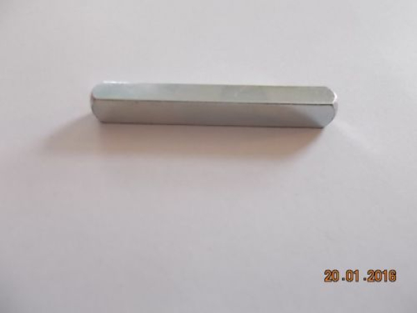 Vierkantstift Olivenstift 7 x 7 x 55 mm, verzinkt