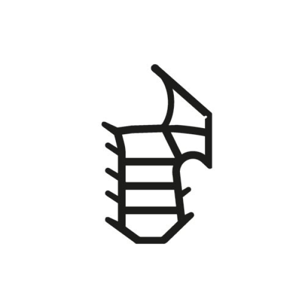 Stahlzargendichtung für Westag T-30 in grau