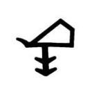 Holzzargendichtung für 12 mm Falzbreite in weiß, 31162, R 012/1