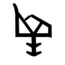 Holzzargendichtung für 12 mm Falzbreite in weiß, R 012/4