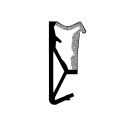 Fensterdichtung für 12 mm Falzhöhe in schwarz, 6450, R 011/3