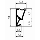 Flügelfalzdichtung für 12 mm Falzhöhe, Übergröße, 3336, R 011/2